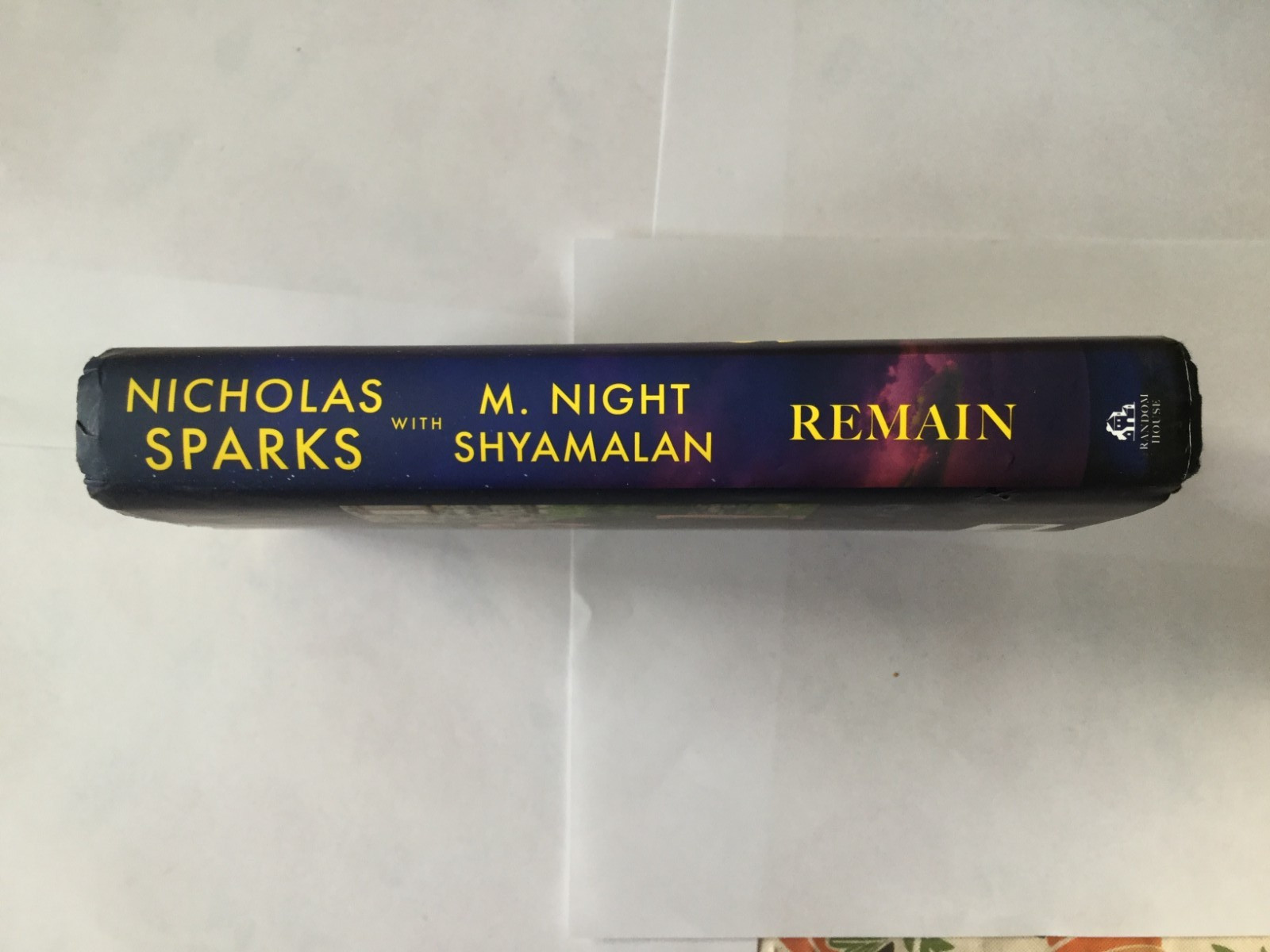 REMAIN by Nicholas Sparks and M. Night Shyamalan hardcover GOOD