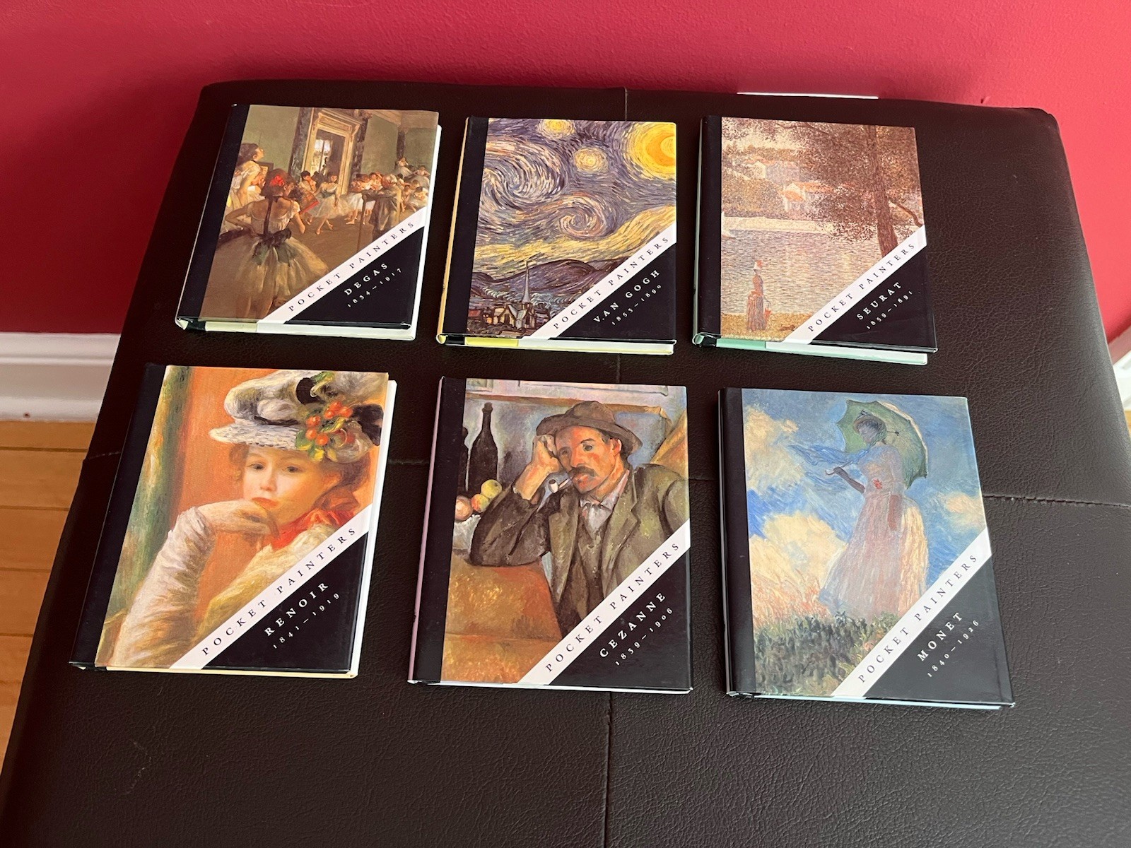 The Pocket Painters Hardcover Books Set of 6 Van Gogh Monet Degas Seurat Renoir