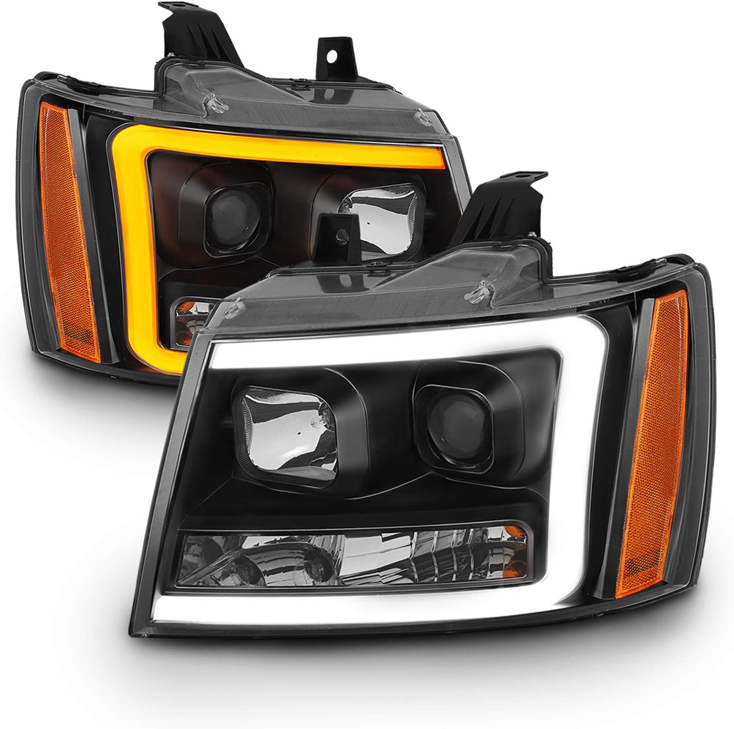 for 2007-2013 Chevy Avalanche/Suburban/Tahoe Switchback LED Tube Turn Siganl Pro