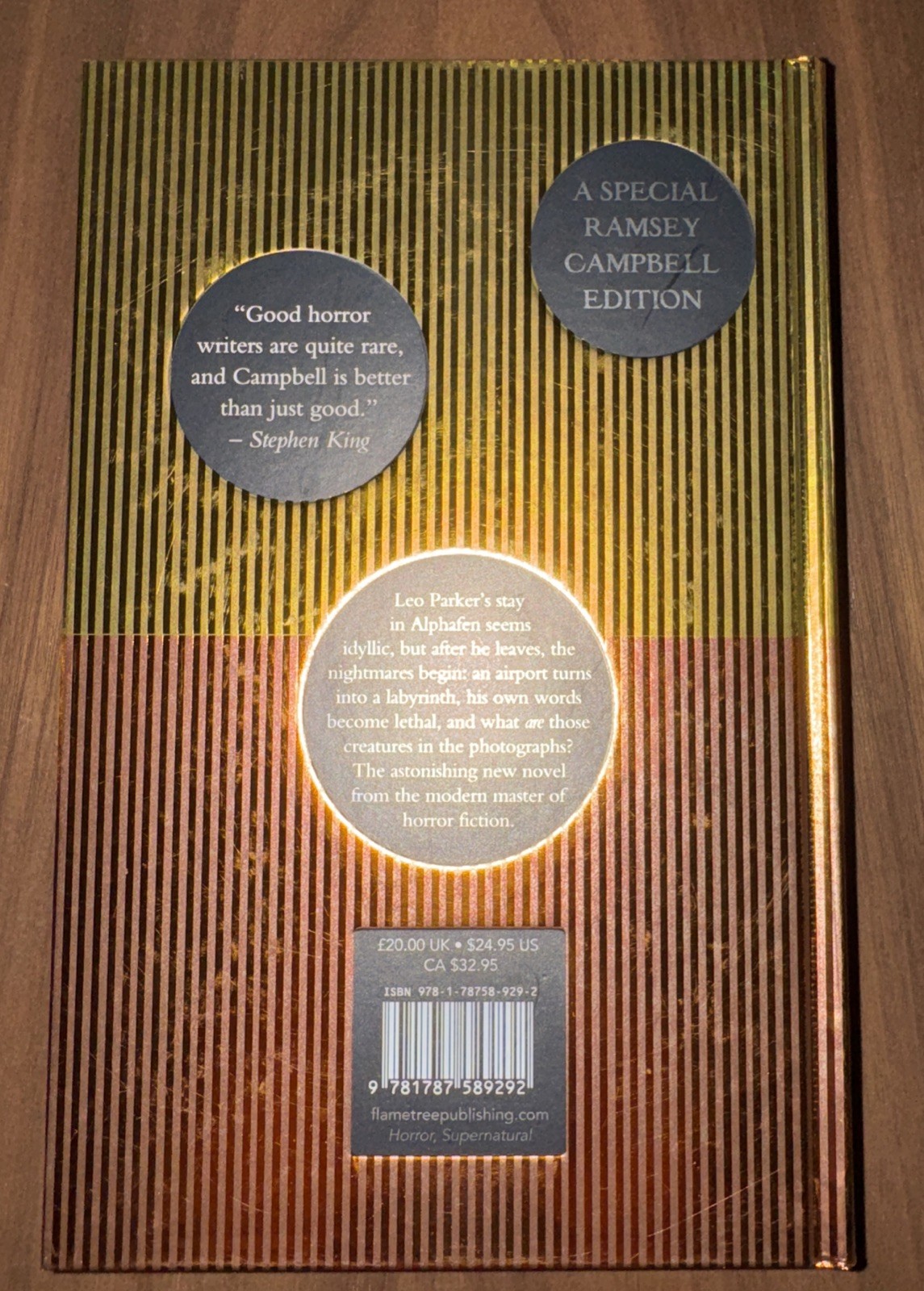 The Incubations by Ramsey Campbell – Hardback – New