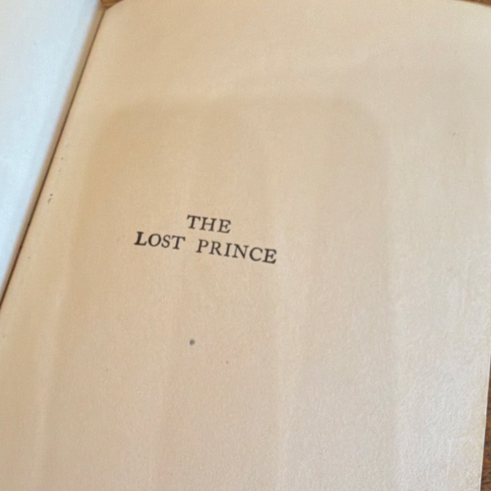 1915, Frances Hodgson Burnett, “The Lost Prince” Illustrated
