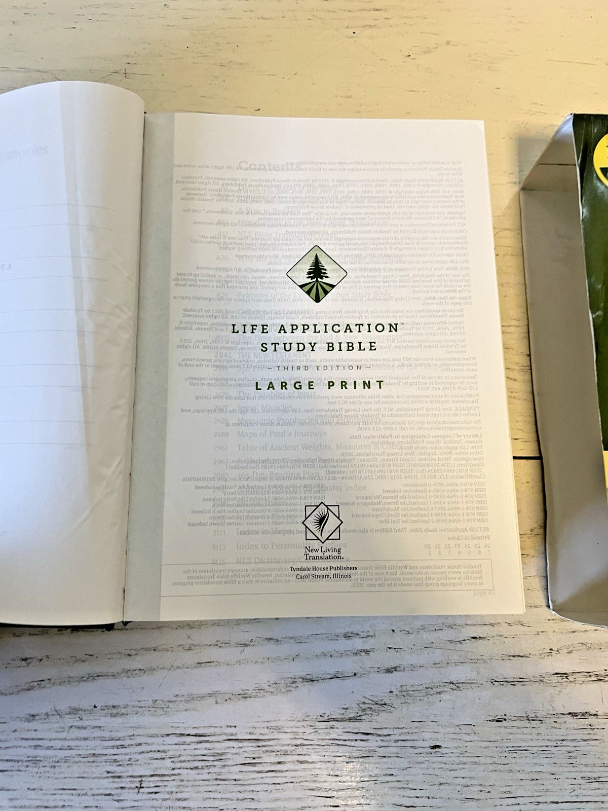 Life Application Study Bible NLT New Living + Slipcase Large Print 2020 3rd ED
