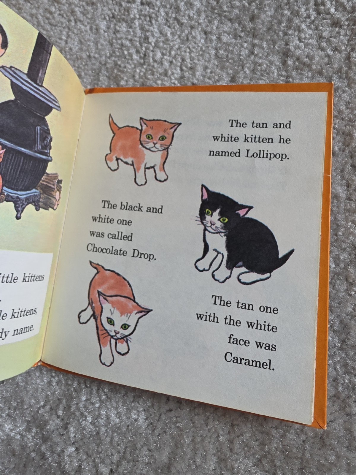 Rare VINTAGE 1966 Peppermint Cat Children’s Whitman Book. Tell-a-tale. Hardcover