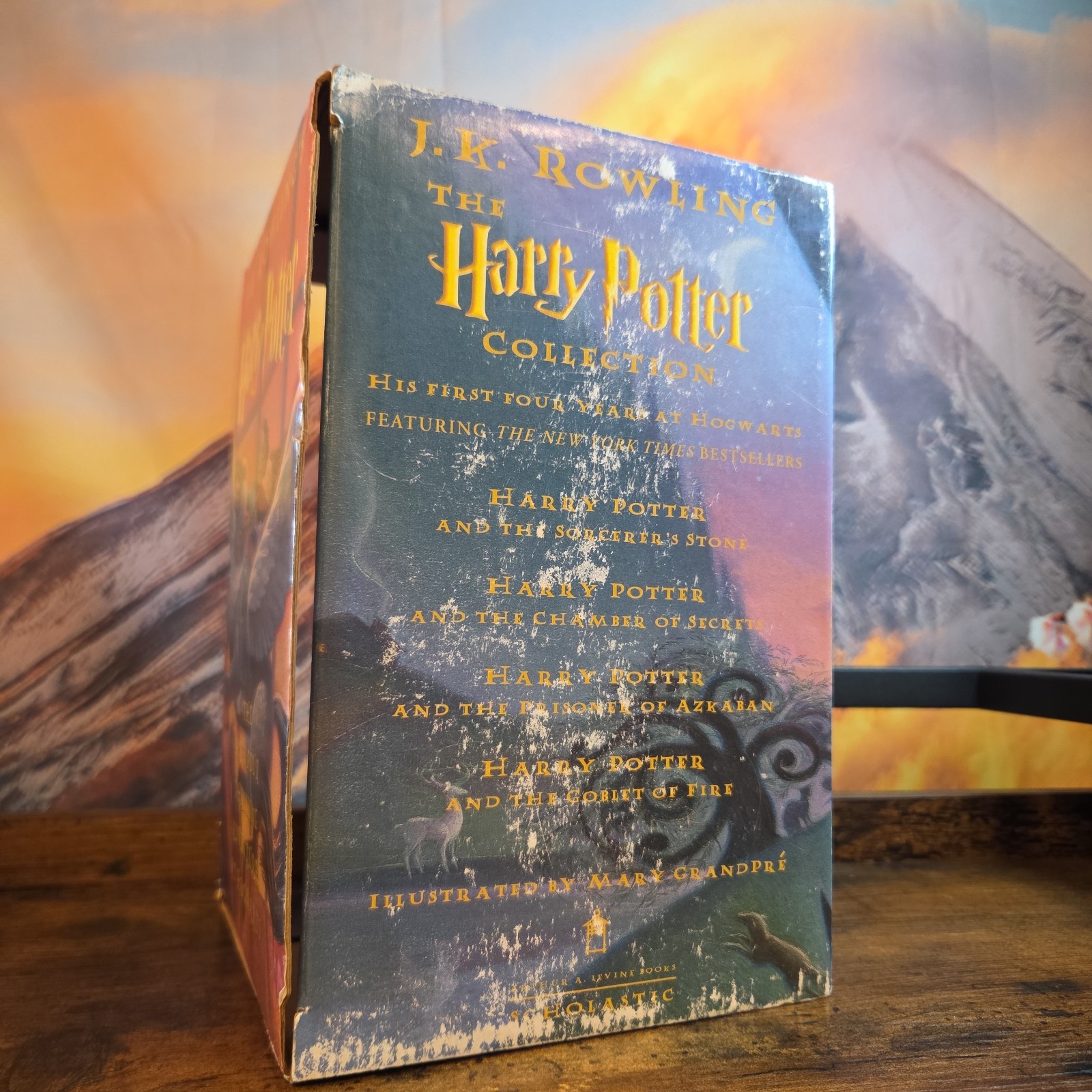 Harry Potter Boxed Set 1-7 First Edition + Display Box SOME DAMAGE