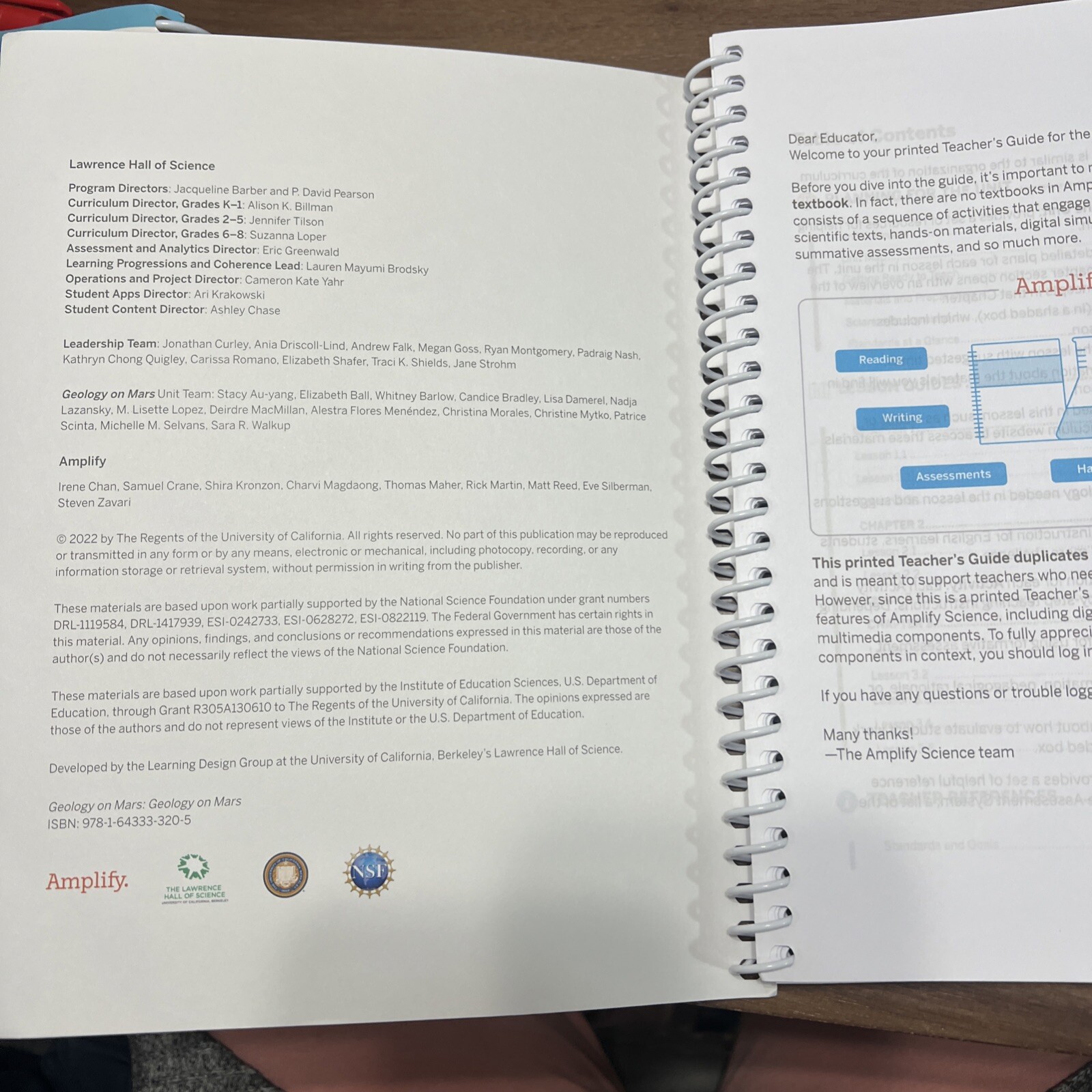 Amplify Science, Louisiana Edition, Teacher’s Guide , Geology On Mars