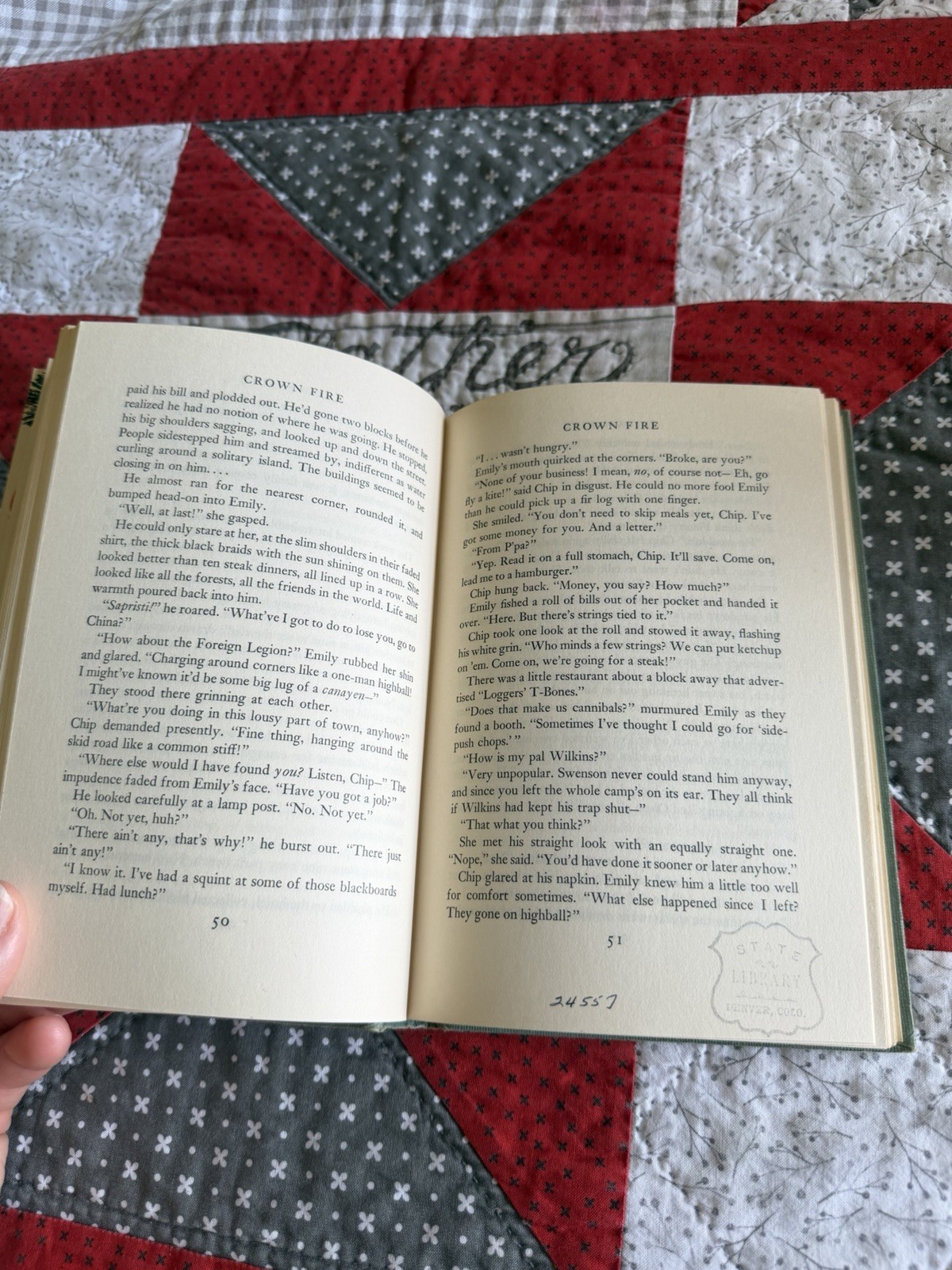 Crown Fire, Eloise Jarvis McGraw, 1951 Hardcover Vintage Children’s Book