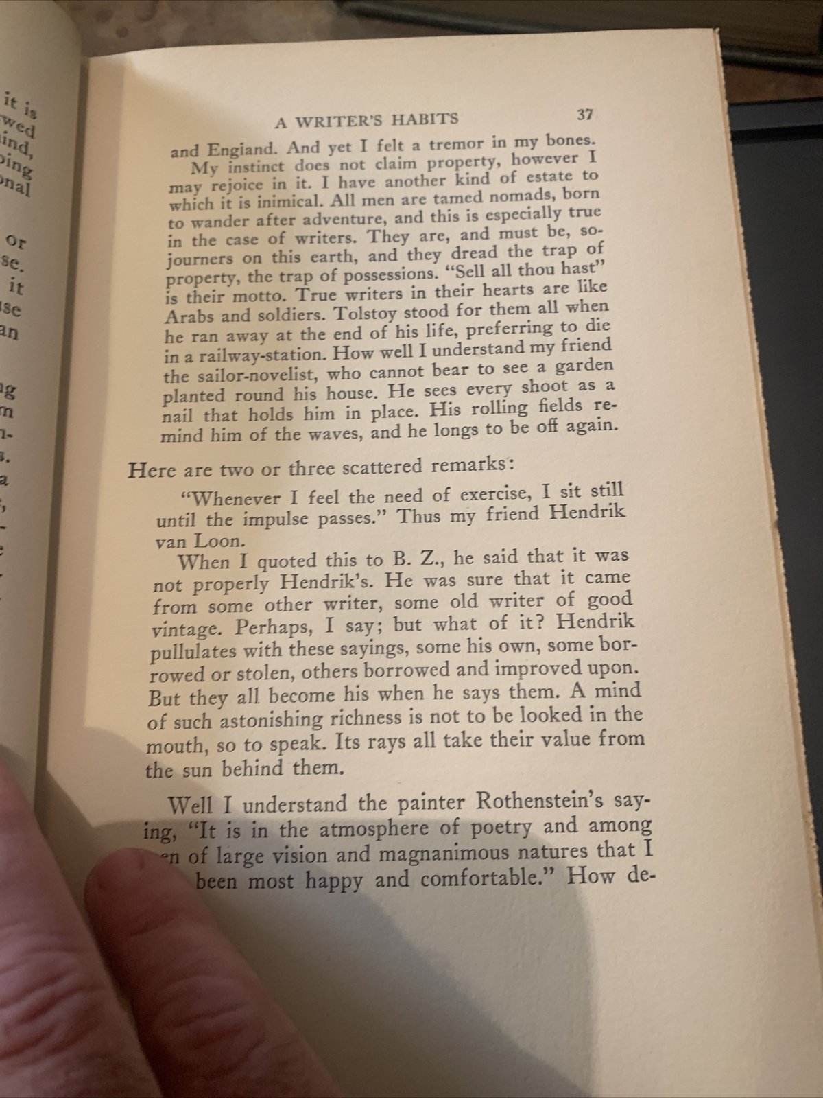 Opinions of Oliver Allston by Van Wyck Brooks – Stated First edition – 1941
