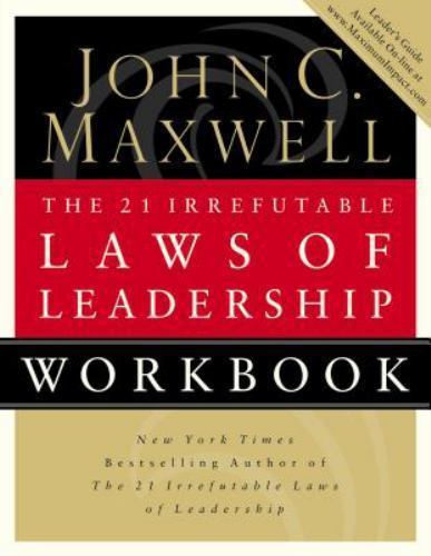The 21 Irrefutable Laws Of Leadership, Workbo- 9780785264057, paperback, Maxwell