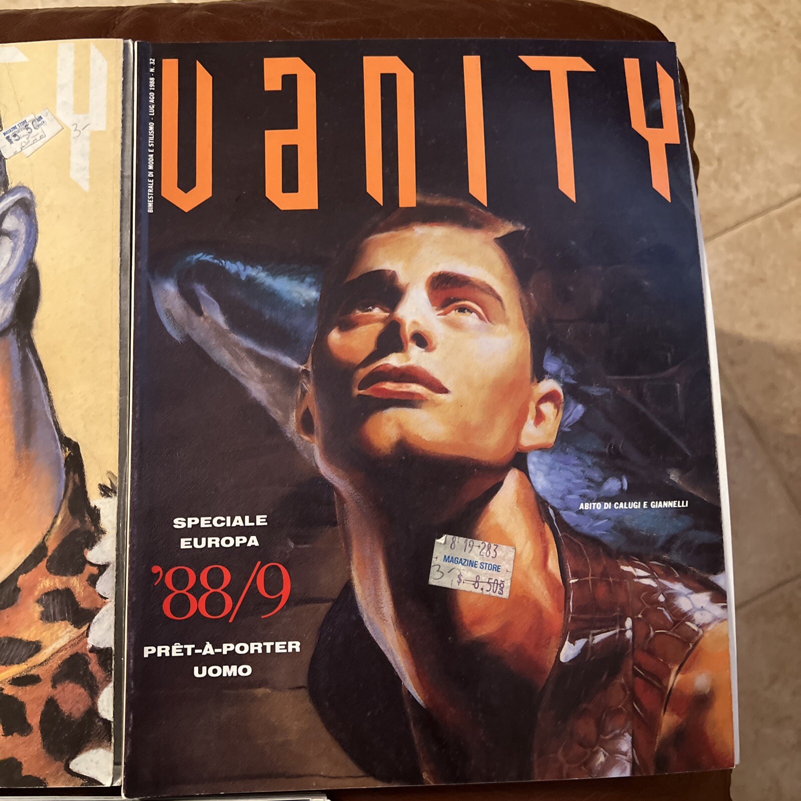LOT OF 5 VANITY 1980s Italian Fashion Magazine ITALY RARE