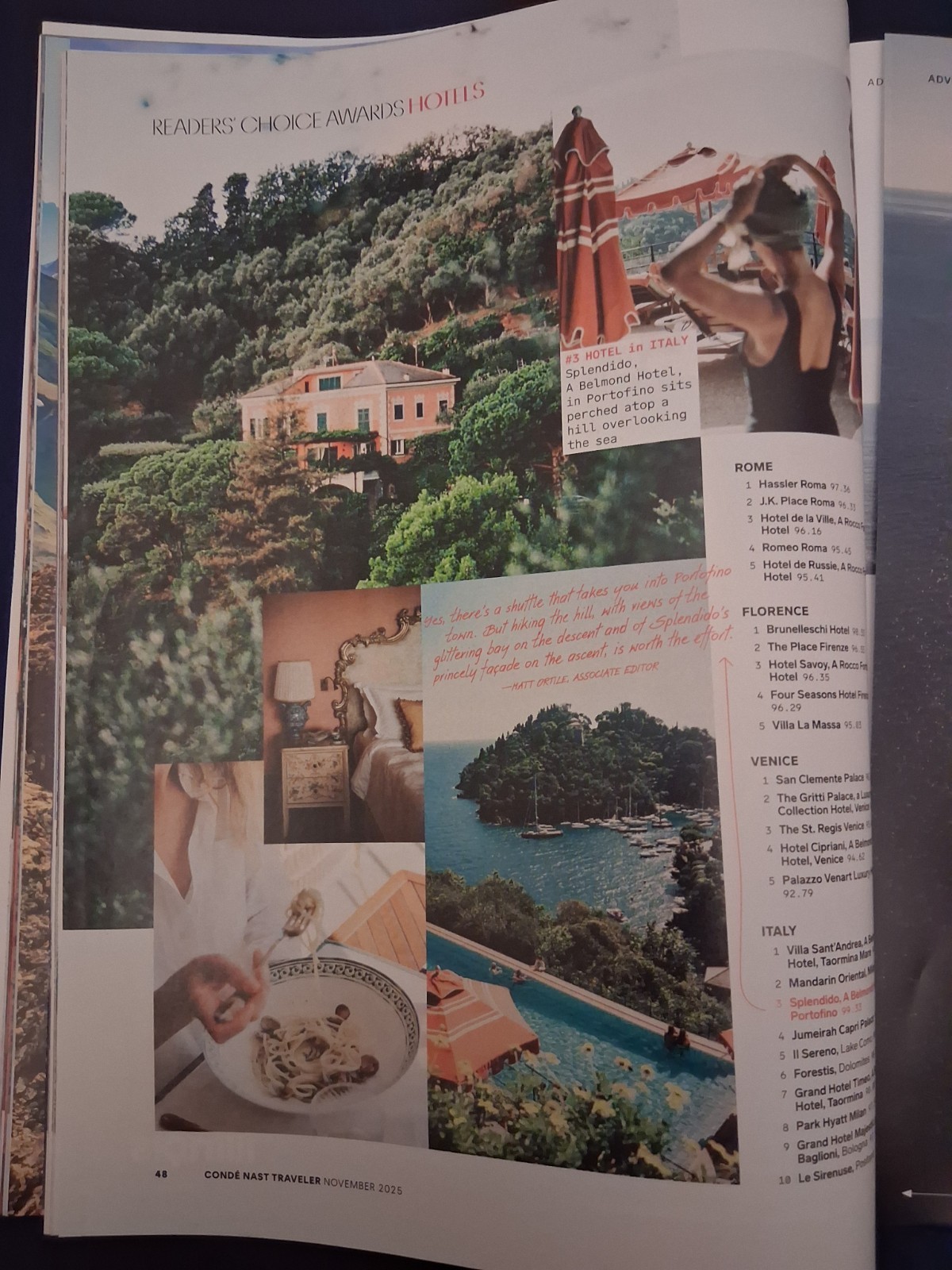 CONDE NAST TRAVELER-NOVEMBER 2025-Bon Appetit Winter 2026 Italia/America Cuisine