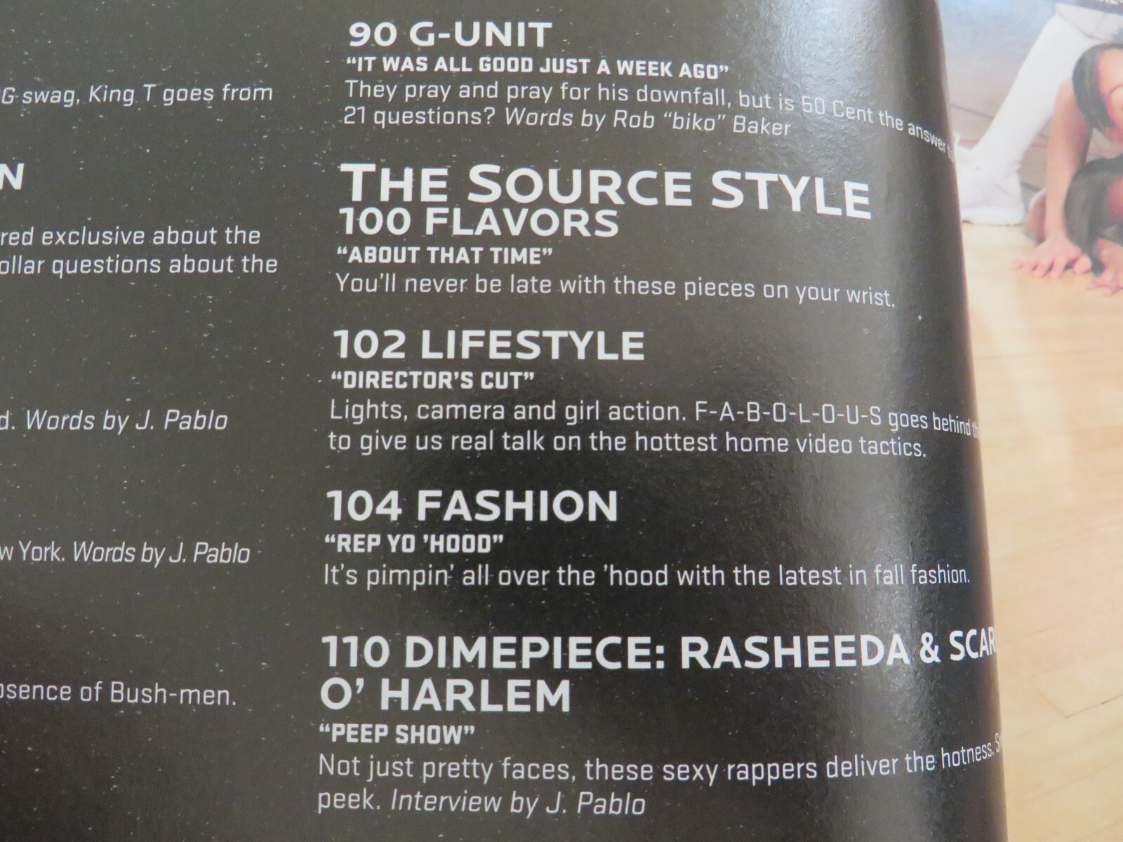 The Source magazine Rap 50 Cent G Unit King T Hot 97 Tru Life Farrakhan Spins