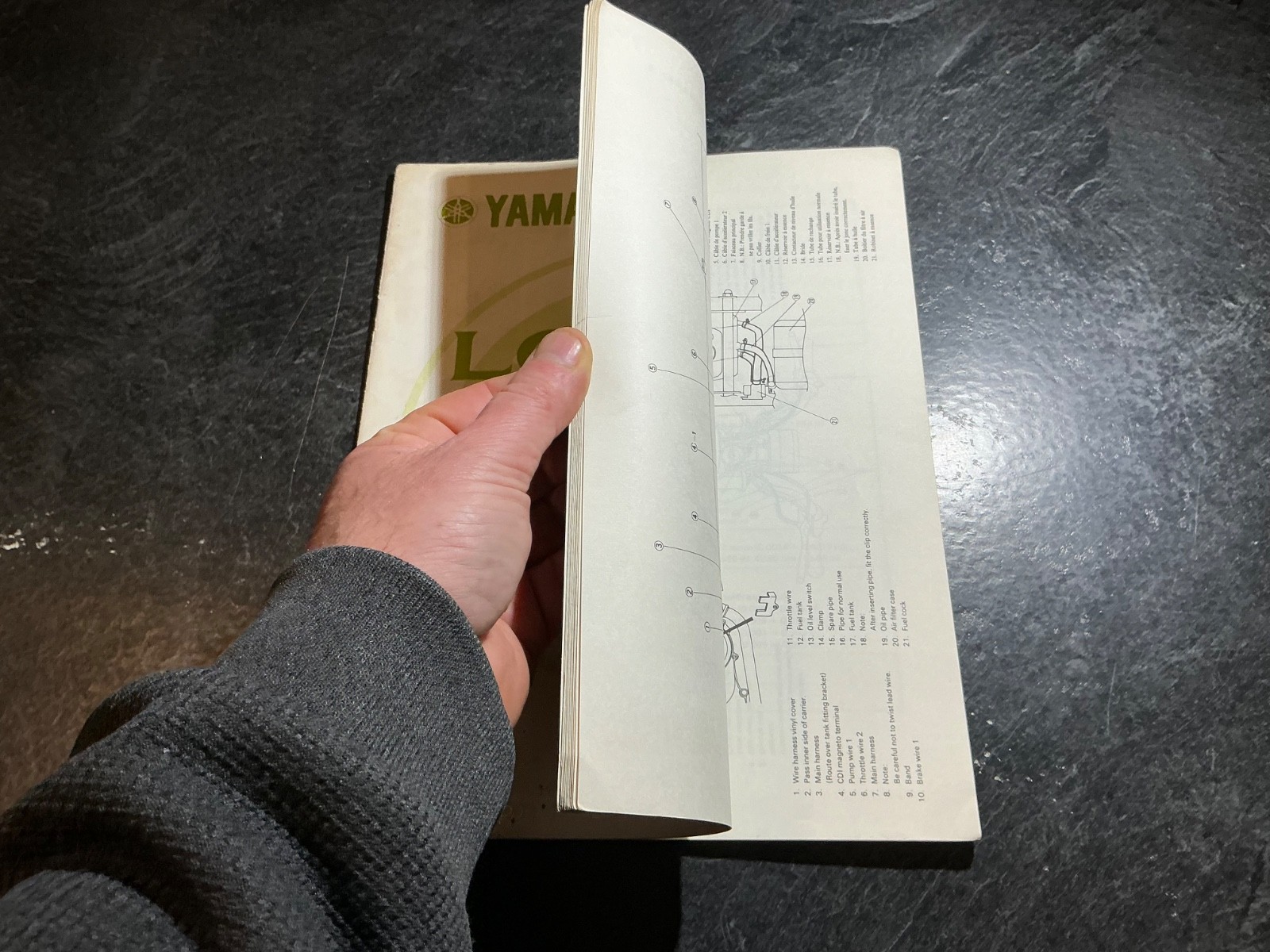 1980 Yamaha LC50G 49cc Champ Scooter Moped Service Manual Bop II Malic
