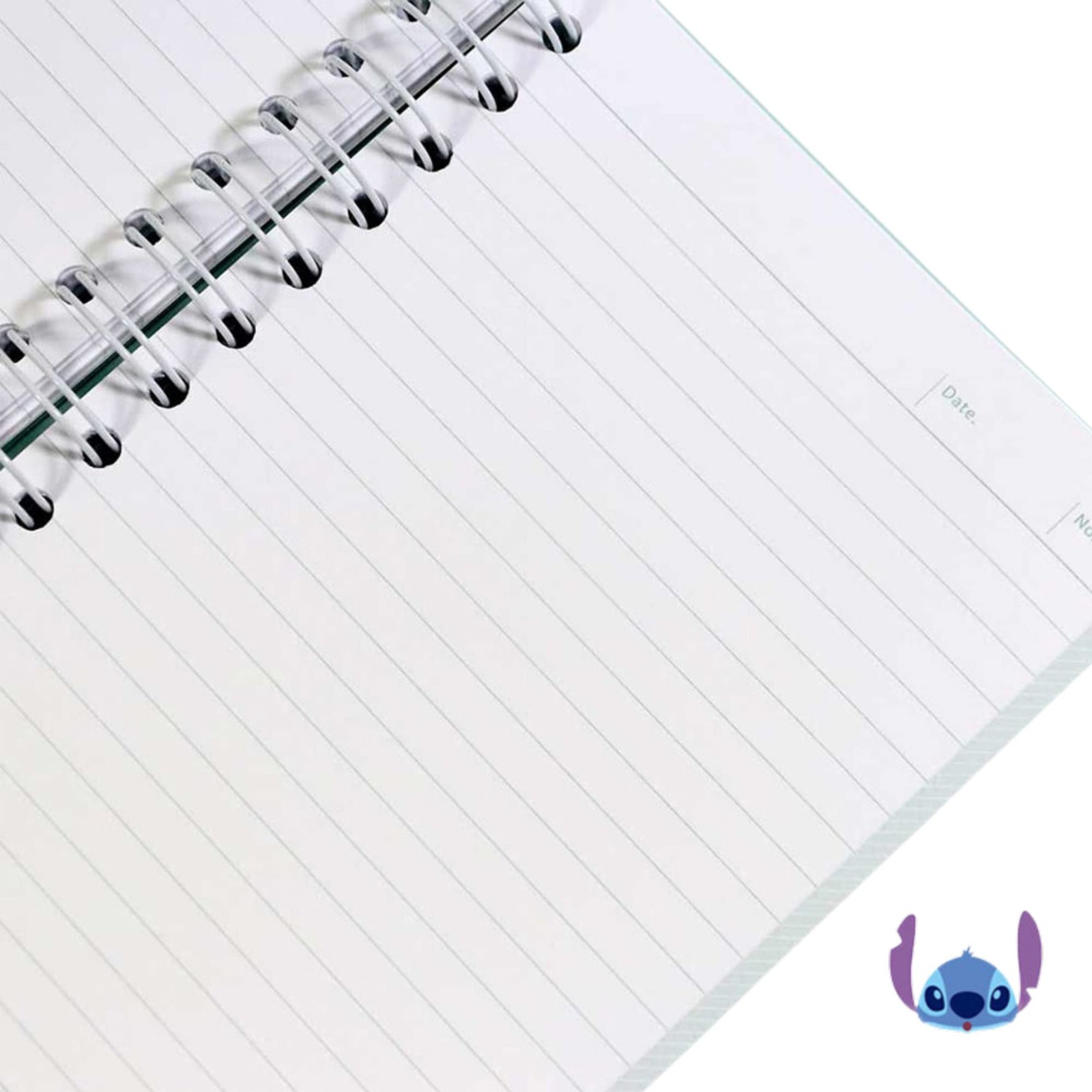 Stitch Character Spring Notebook – Adorable 18.5 x 13.0 cm (7.3 x 5.1 in) Spi…