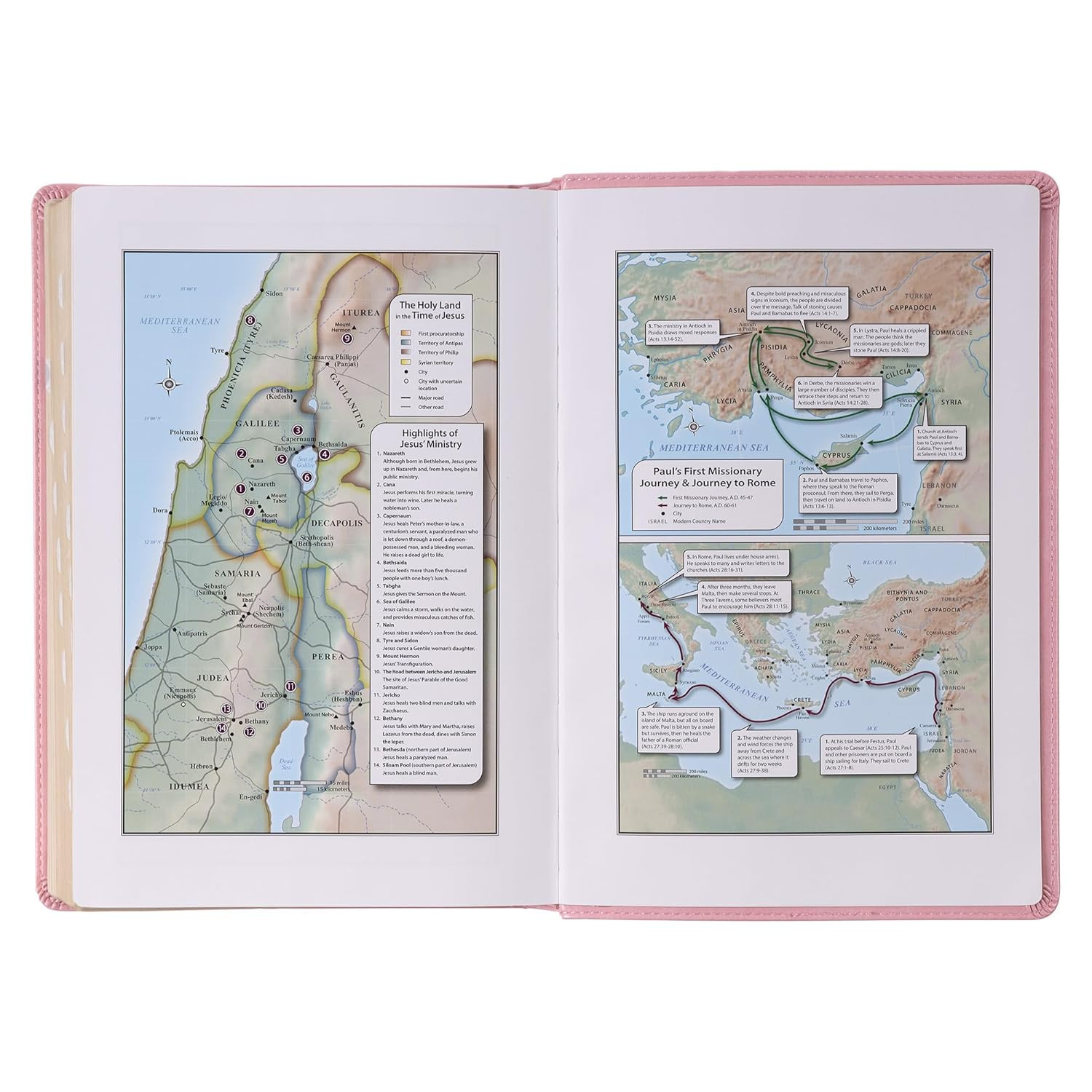 KJV Holy Bible, Giant Print Full-Size Faux Leather Red Letter Edition – Thumb In