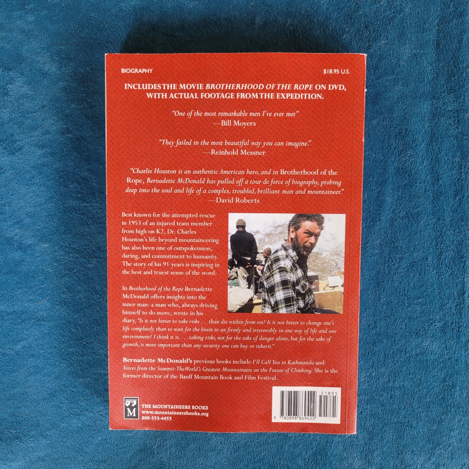 BROTHERHOOD OF THE ROPE – THE AUTOBIOGRAPHY OF CHARLES HOUSTON ; 250 PAGES