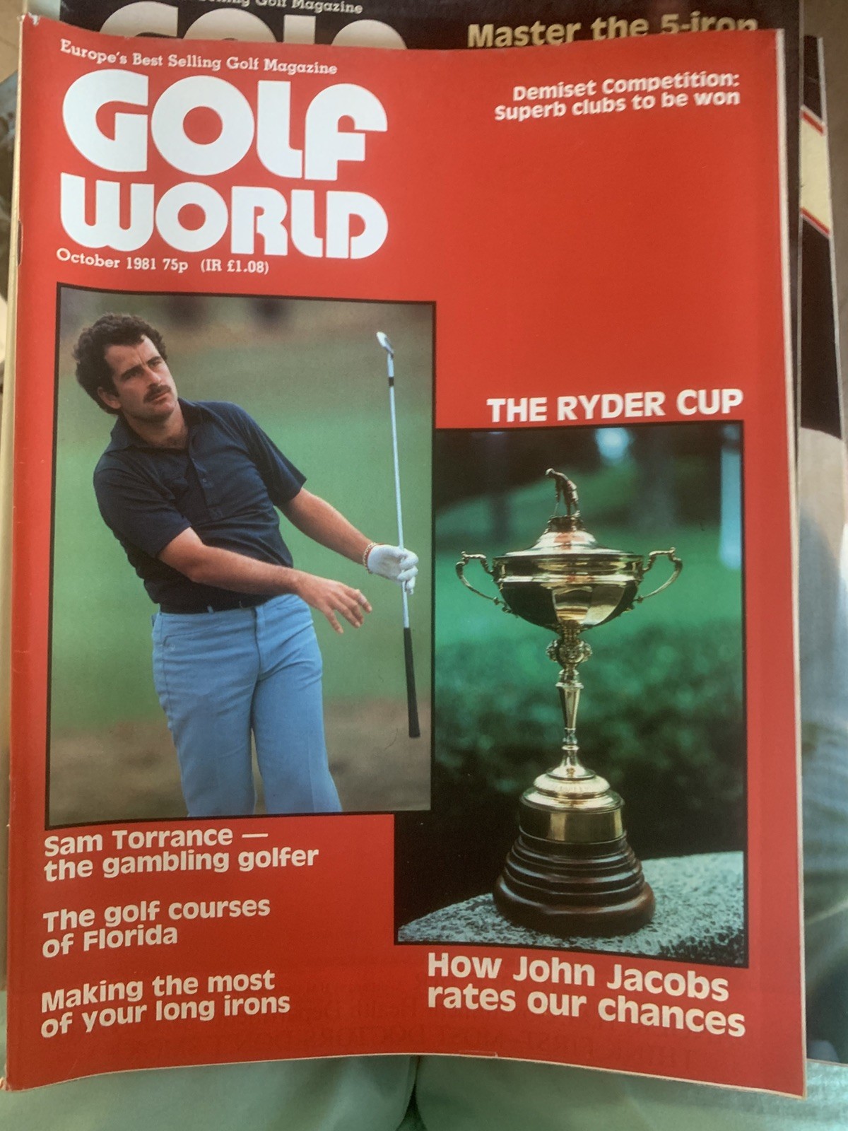 21 Vintage Golf World magazines 1981-82