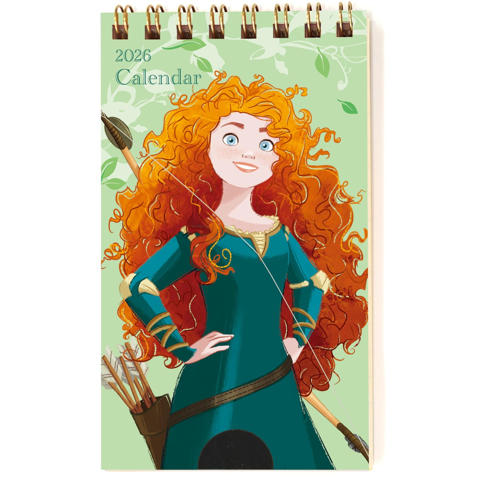 Todan 2026 Disney Princess Pocket Calendar (Merida) 12.3 X 7Cm Td-30085-L_