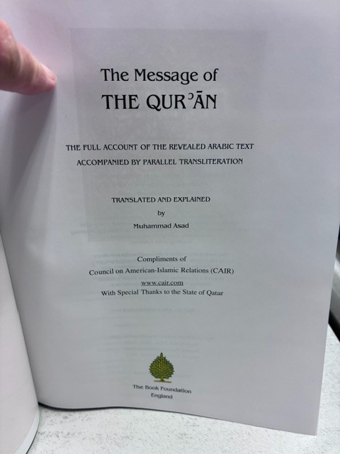 Message of the Qu’ran Translated by Muhammad Asad HC 2003 The Book Foundation