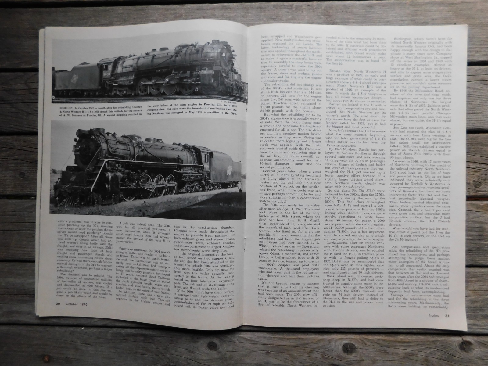 1970 ‘Trains Magazine’ Hiawatha, Thule, Zeppelins, NYC, Flagler 58 Pages EVC!