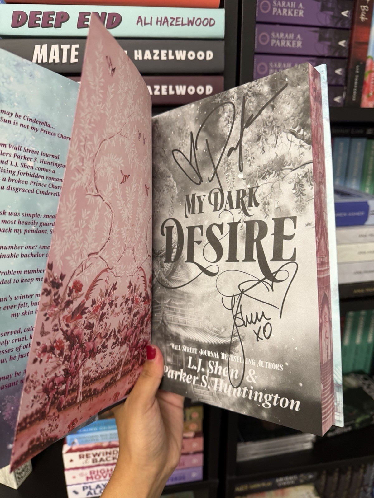 My Dark Desire by Parker S Huntington LJ Shen Deluxe Special edition Hardcover