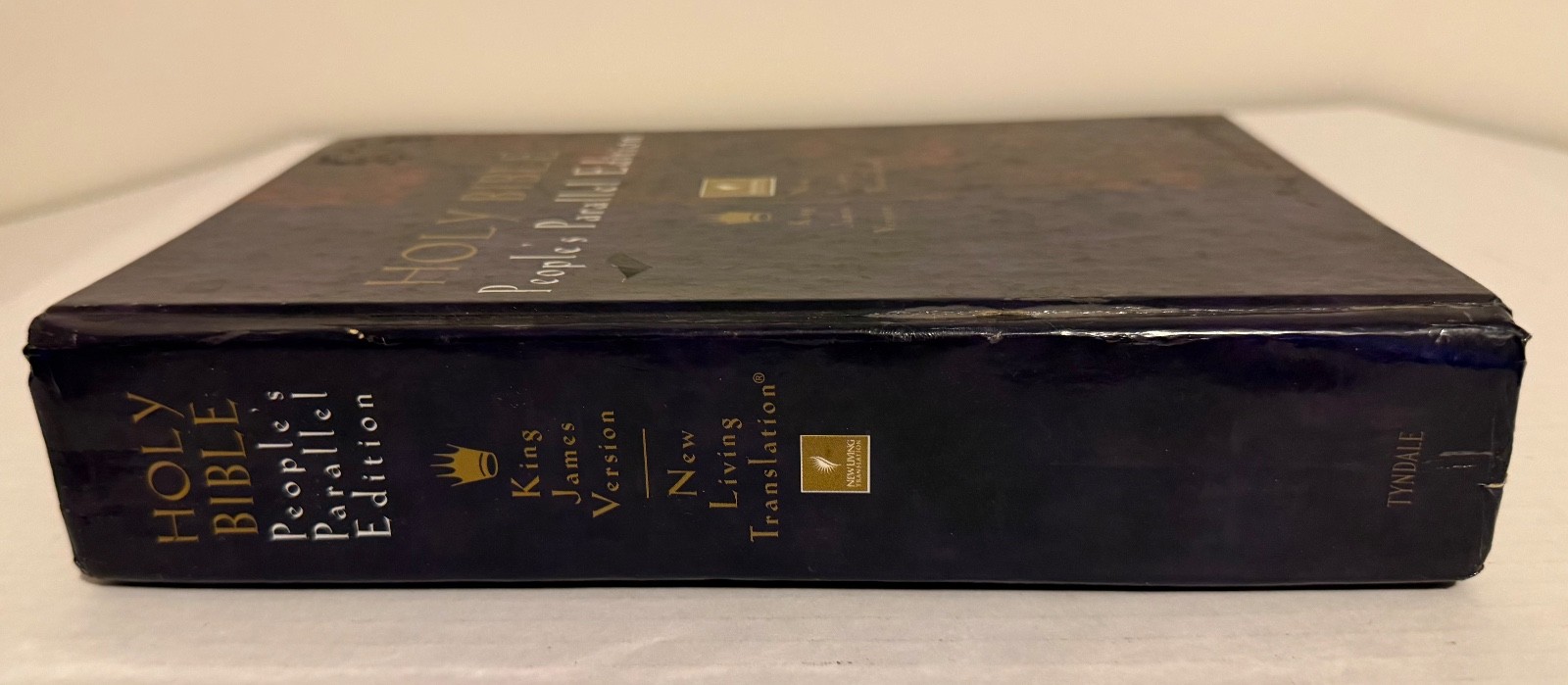 Holy Bible, People’s Parallel Edition Hardcover 1997 – Acceptable, KJV/NLT