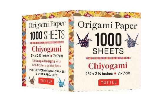 Origami Paper Chiyogami 1,000 sheets 2 3/4 in (7 cm)