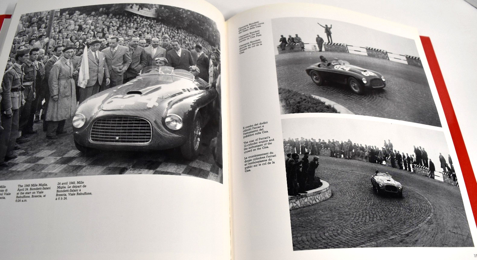 Ferrari 166 MM Barchetta by Bianchi Anderloni & V. Moretti 1991 Hardcover *VG*