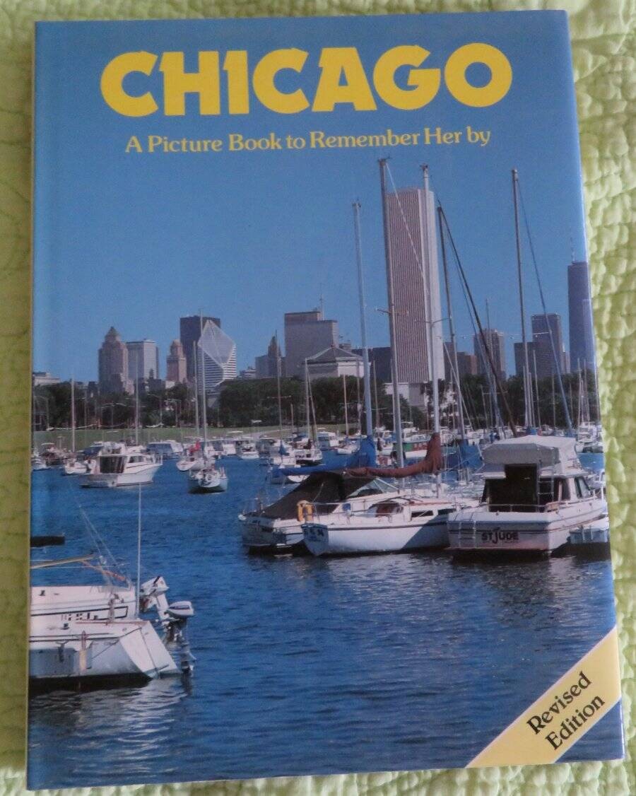 NEW Vtg 1980s CHICAGO Picture Photo BOOK To Remember By Illinois USA History