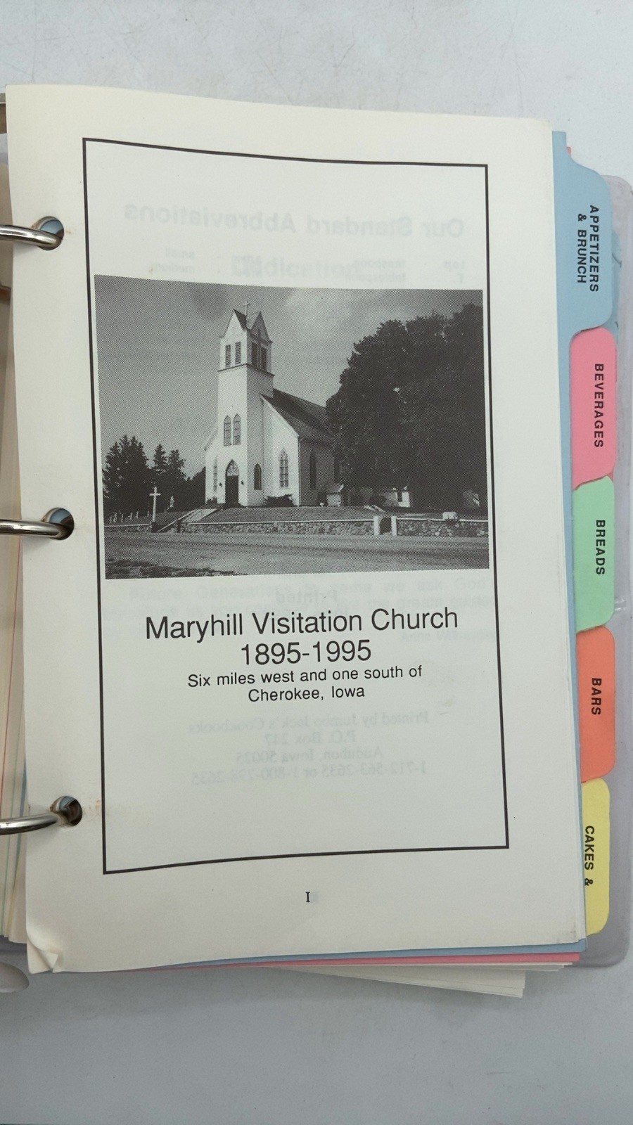 Maryhill Centennial Cookbook 1895-1995 Maryhill Visitation Church 1993