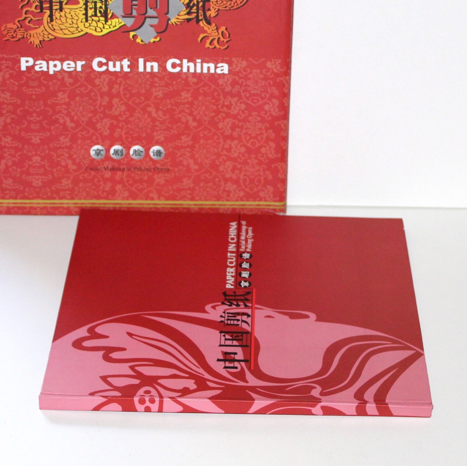 Paper Cut in China Facial Makeup of Pekin Opera 2008 real red masks