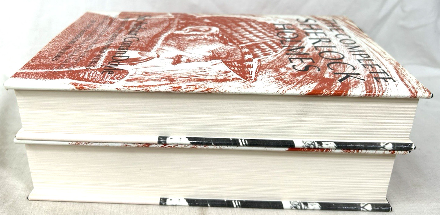 Vintage The Complete Sherlock Holmes in Two Volumes Doubleday HCDJ