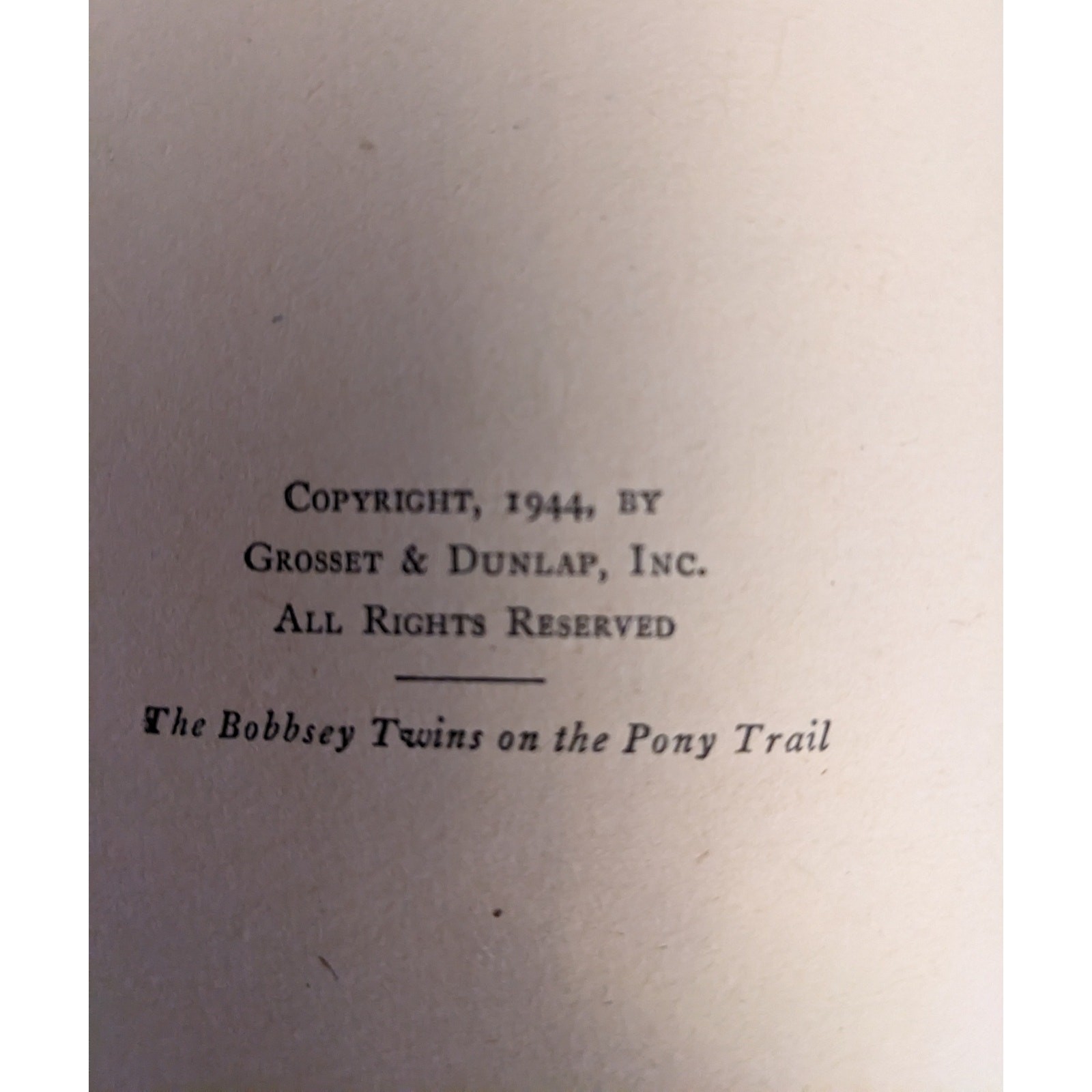 Bobbsey Twins Books Lot 4 In The Country Pony Trail At School By Laura Lee Hope