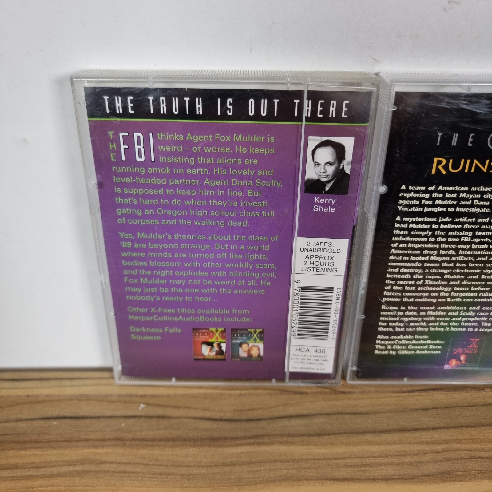 X-Files Audio Book Cassette Tape Bundle Harper Collins