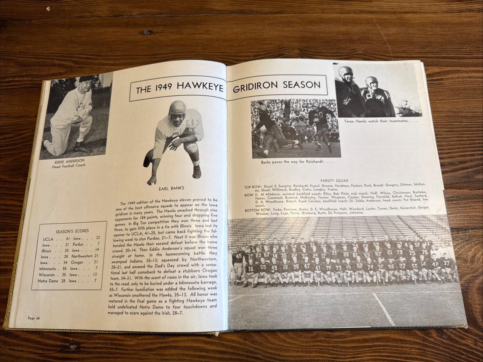 Vintage 1950 The Hawkeye Yearbook State University of Iowa 440 Pages