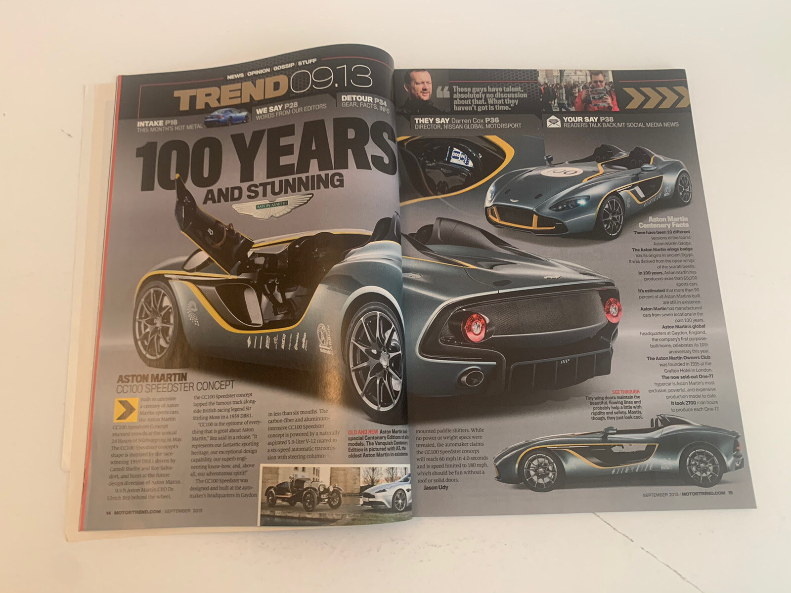 MotorTrend Magazine September 2013 Ripped Cover 138 Pages Corvette Stingray Z51
