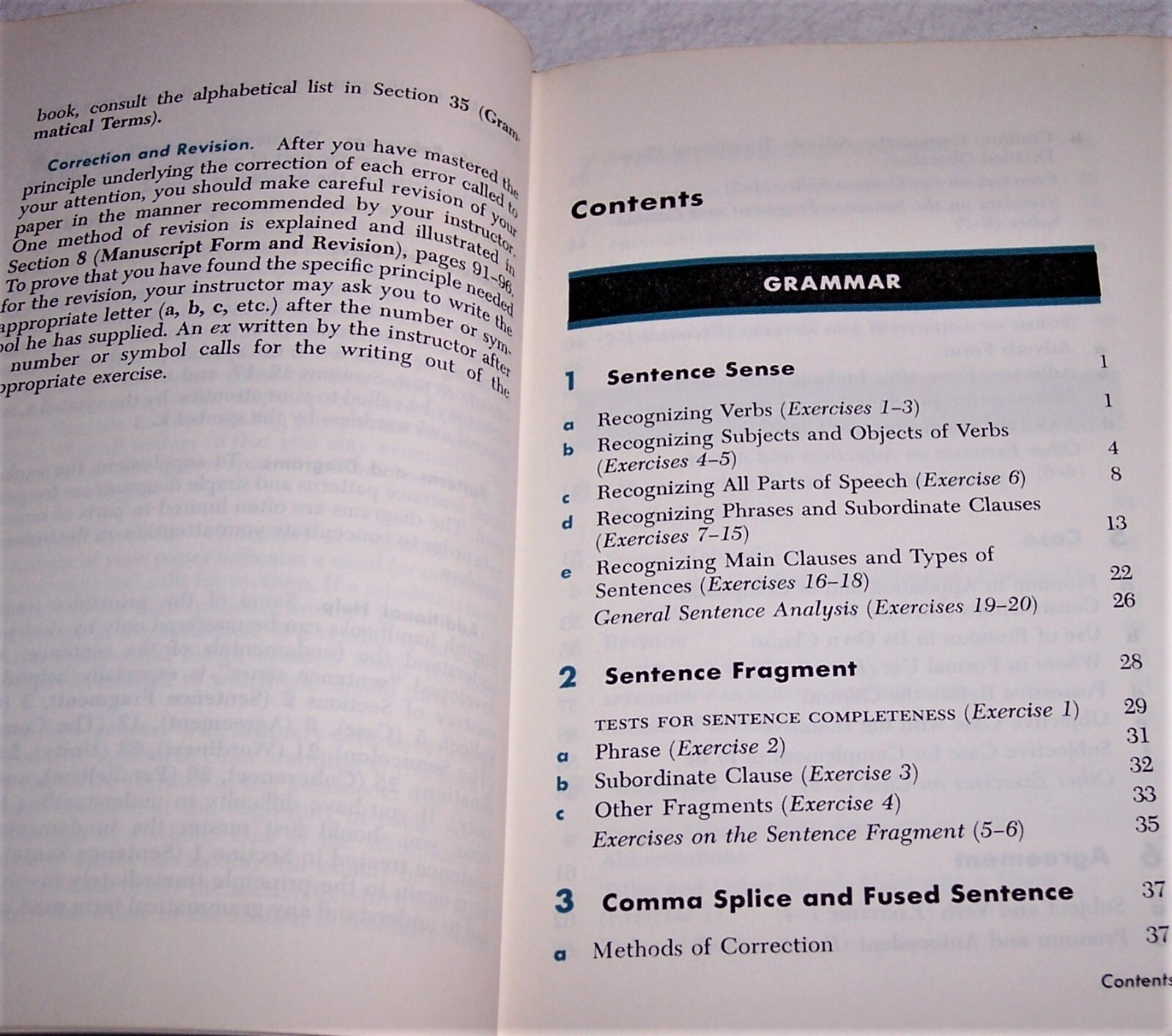 Vtg. Harbrace College Handbook 5th Edition Vintage 1962 John Hodges Mary Whitten