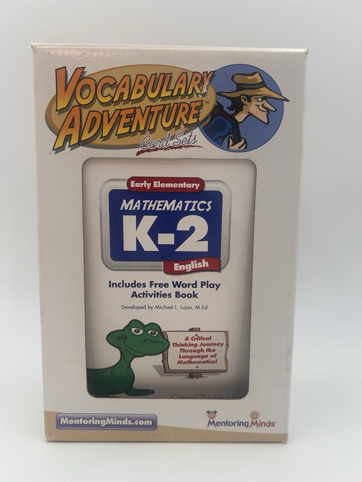 Mentoring Minds Vocabulary Adventure Math K-2 English 200 Card Set