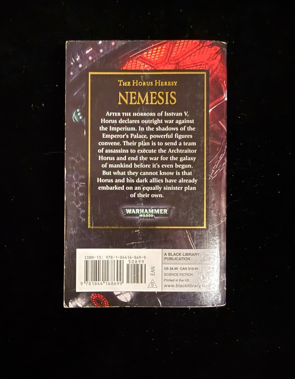 Horus Heresy Nemesis by James Swallow Black Library Books Warhammer 40K