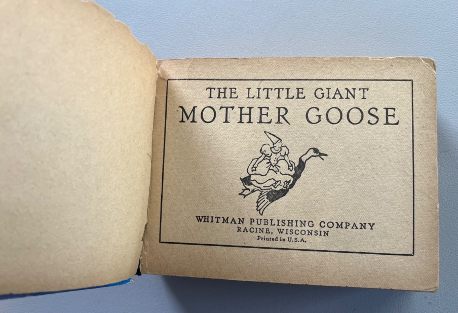 Big Little Mother Goose Hardcover, Super Rare 576 pages, complete Very Good!