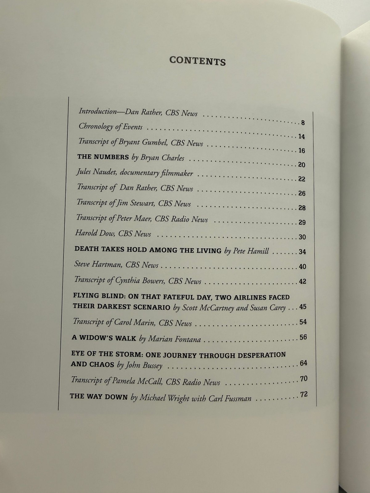 What We Saw CBS News Hardcover Book with DVD 2001 America Responds Stamp Sheet