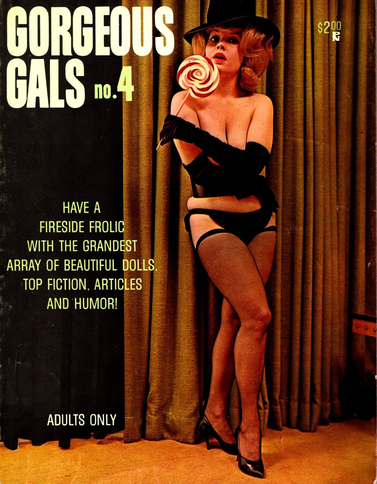 Vintage Gourgeous Gals No 4 Magazine over 200 Pages of Three Combined Magazines