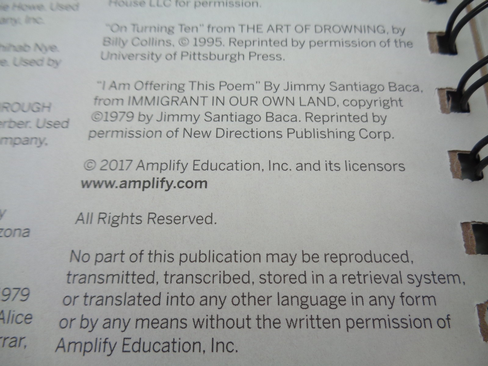 New Amplify Core Knowledge Language Arts Poet’s Journal Grade 5 Unit 3 Book