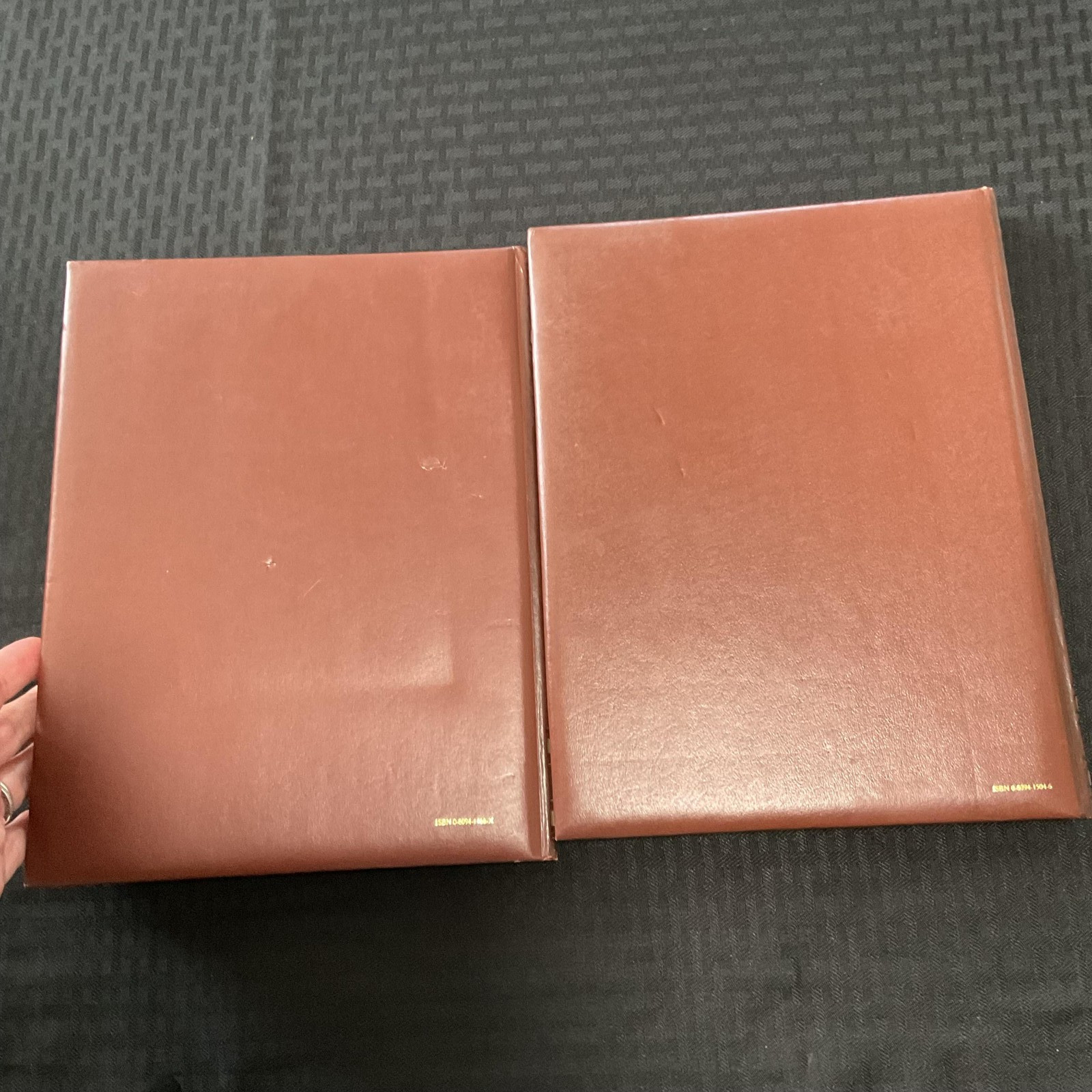 Vintage The Old West Time-Life The Alaskans Railroaders 2 Vol Brown HC Set