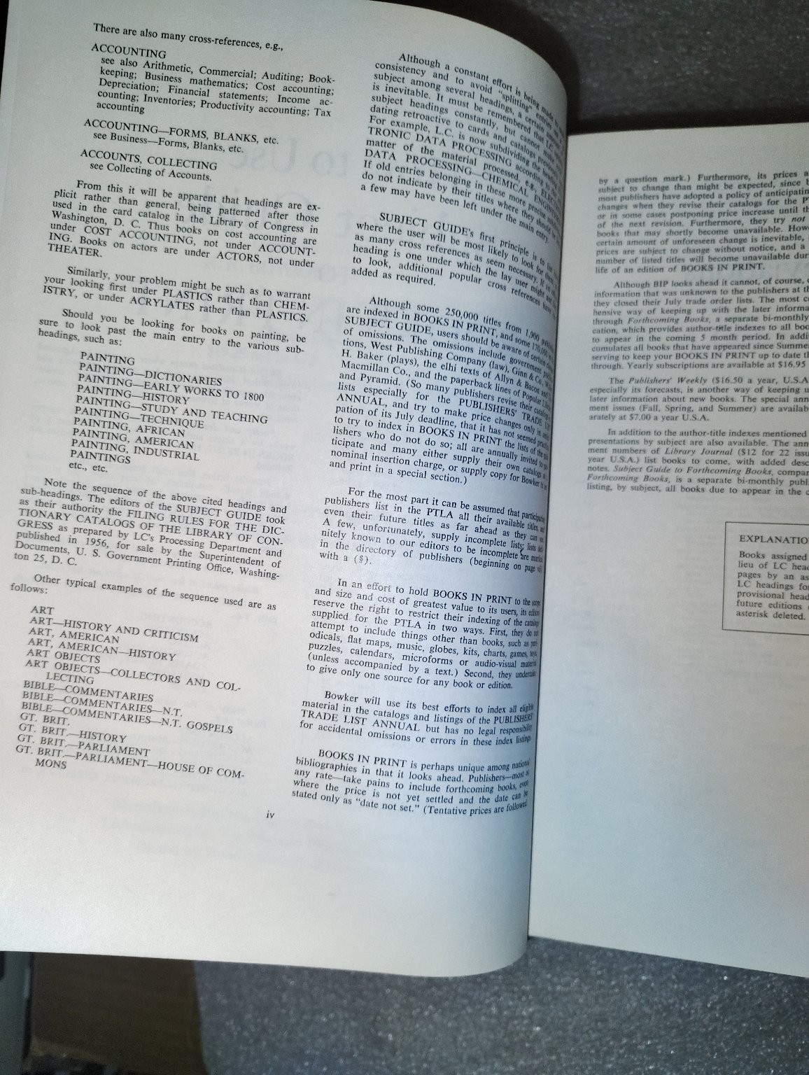 Subject Guide to Books in Print, U.S.A. 1968 12th Annual 2 Volume Set Reference