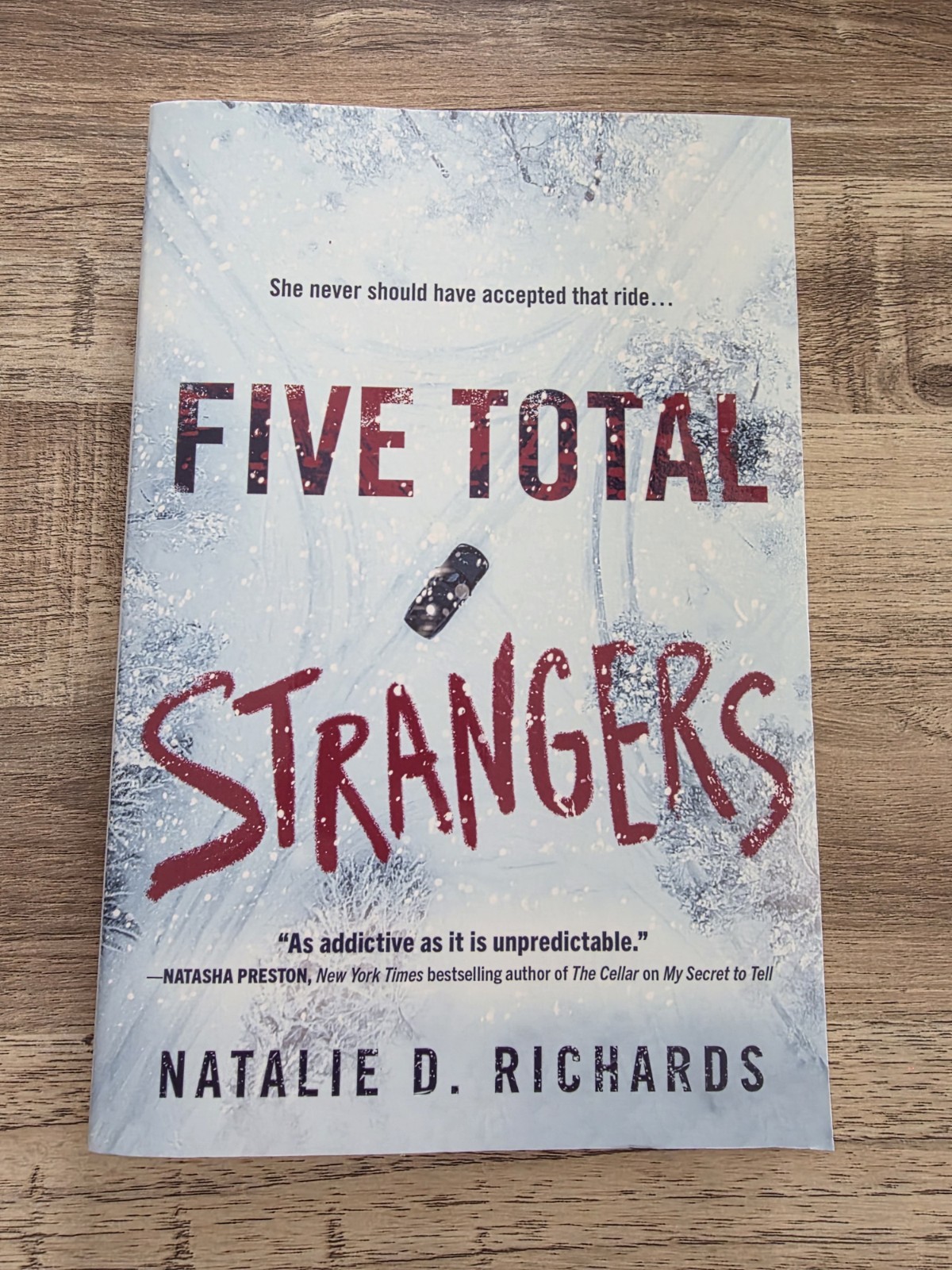Five Total Strangers – Paperback By Richards, Natalie D. – VERY GOOD