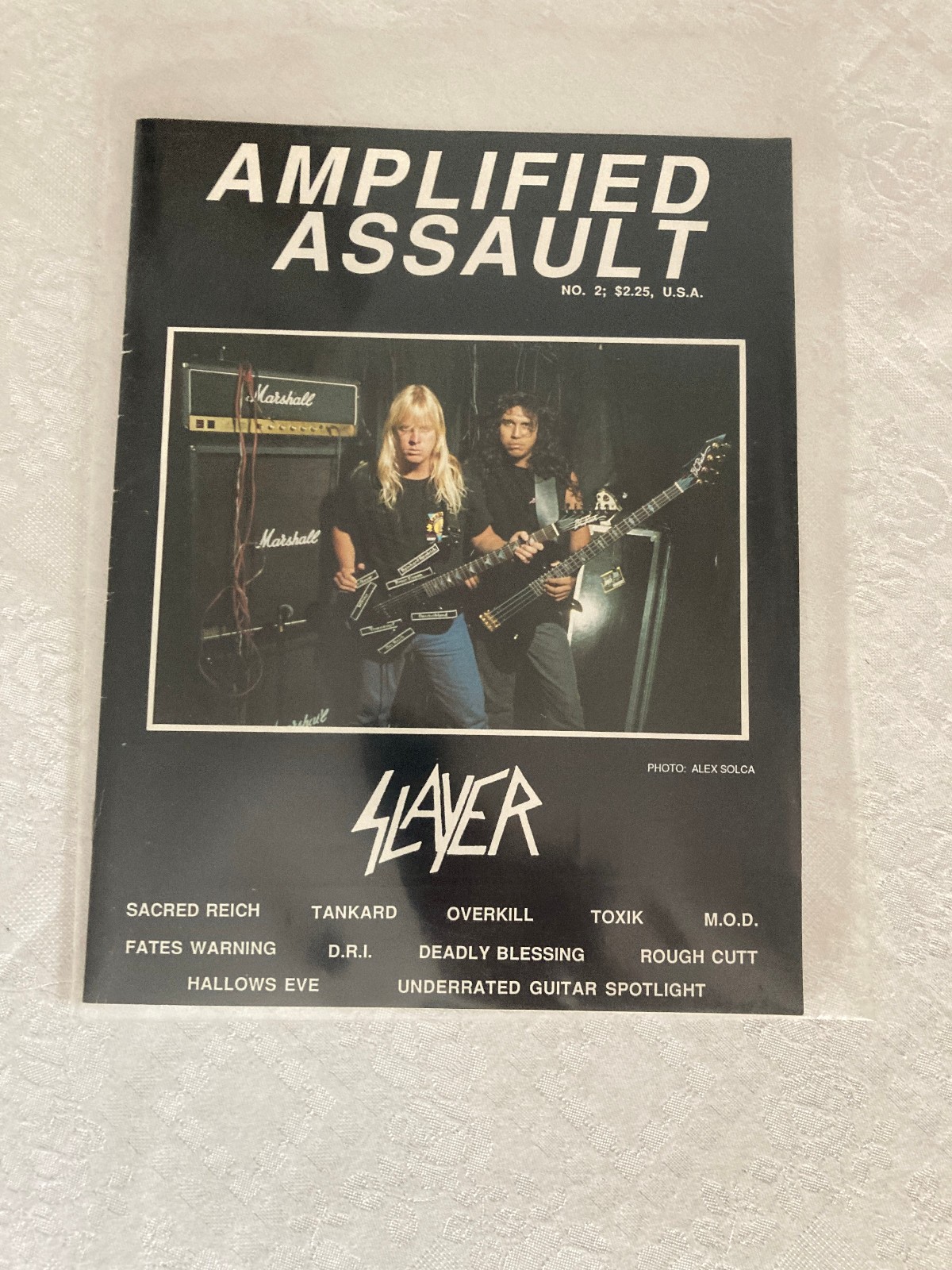 AMPLIFIED ASSAULT – NR. 2; (1988) Slayer Sacred Reich Overkill Tankard Toxik DRI