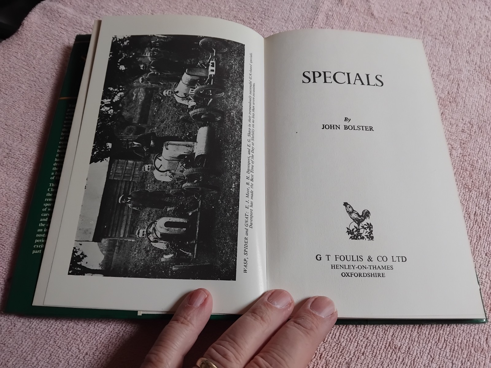Specials by John Bolster Hardcover 1971 Revised Edition FREE POST 30s Racing Car