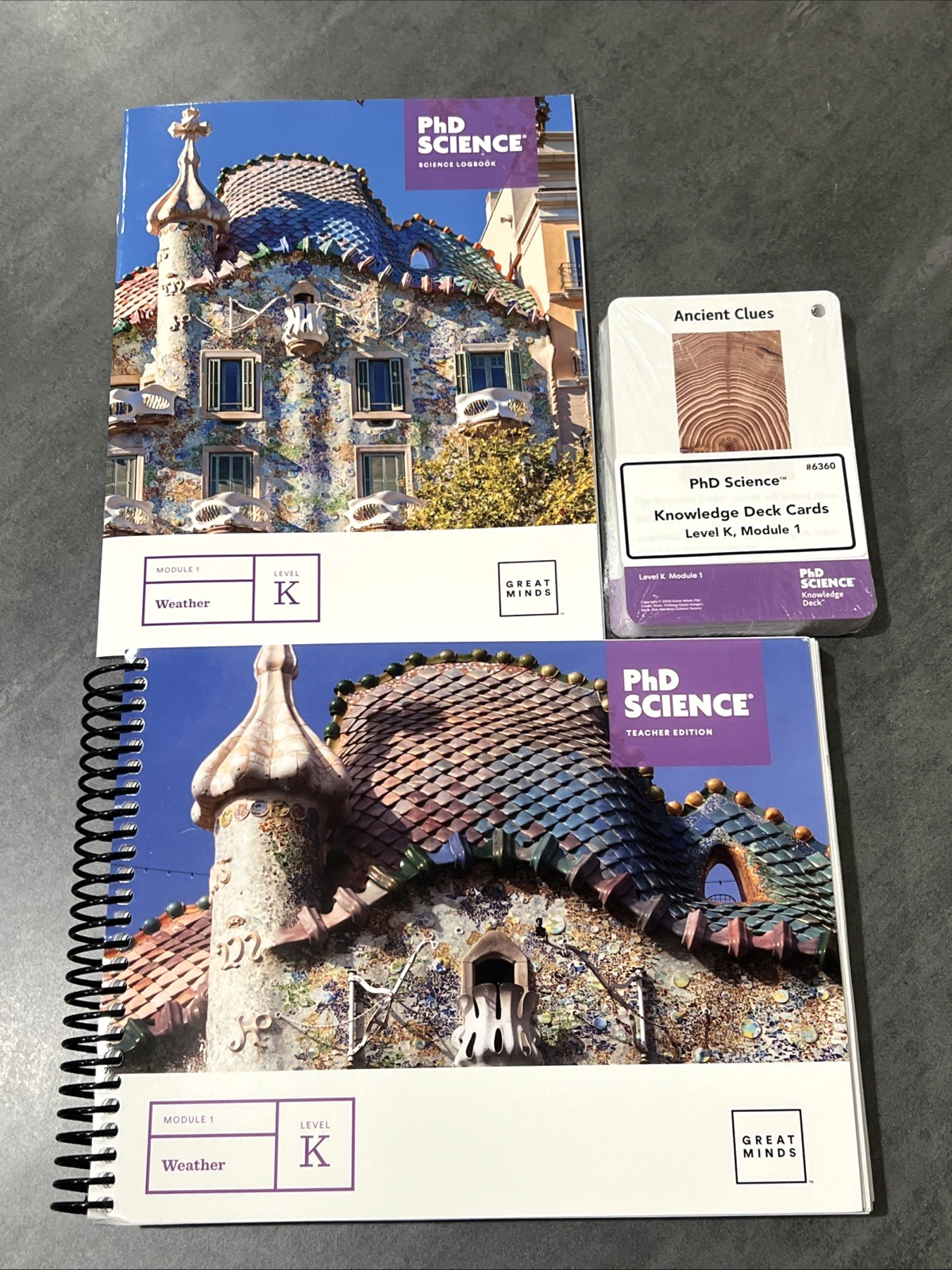 Great Minds PhD Science Grade Level K Teacher & Student Editions Modules 1-4 NEW