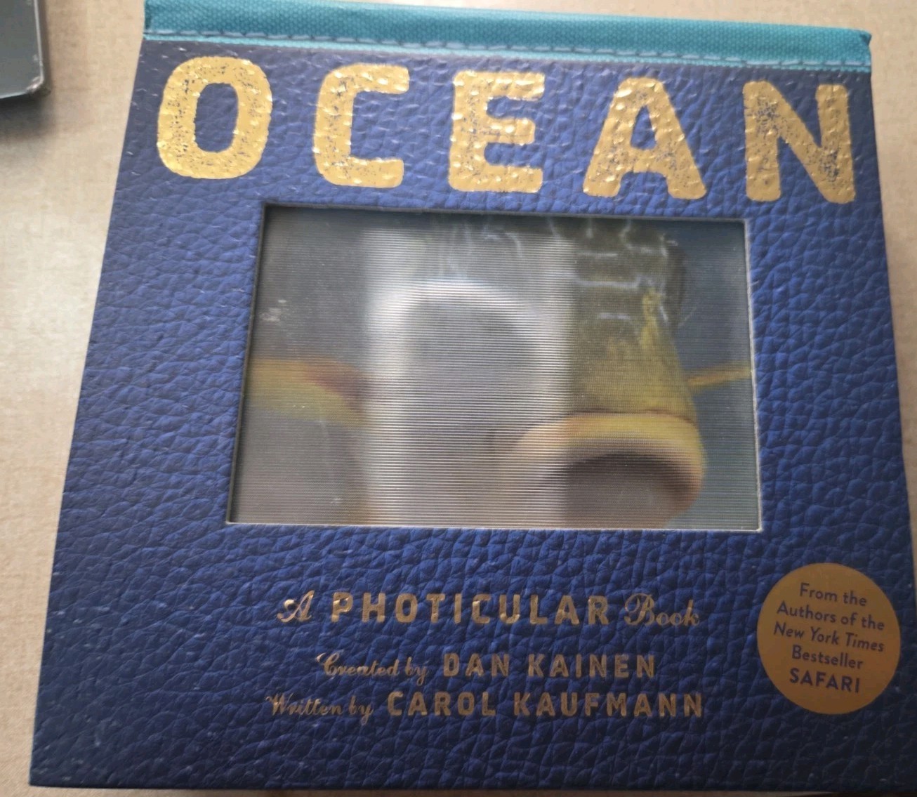 Ocean : A Photicular Book by Carol Kaufmann and Dan Kainen (2014, Hardcover)
