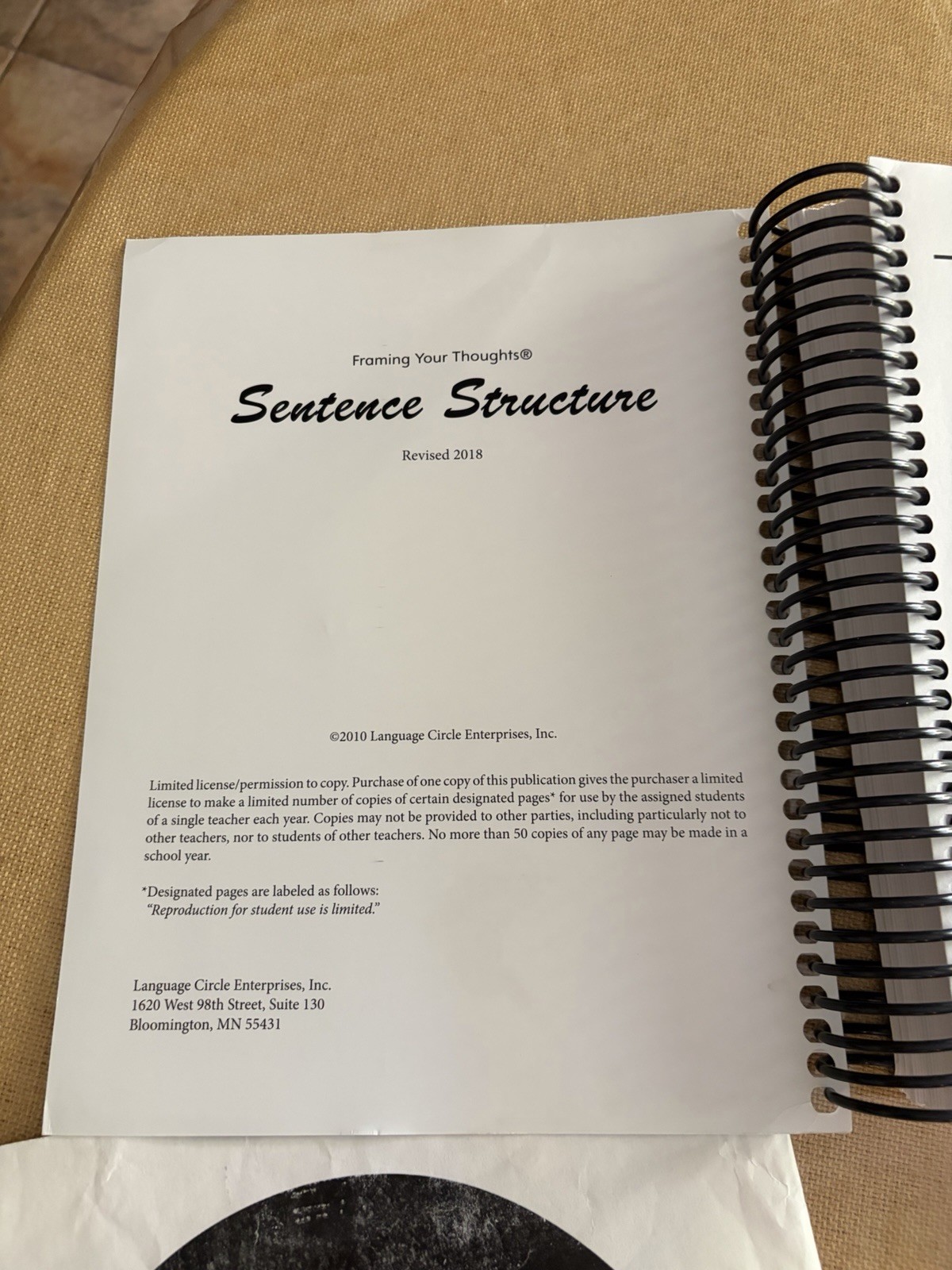 Project Read: Sentence Structure Online Instructional Curriculum (new)